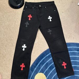 Levi’s Chrome Heart Custom Jeans